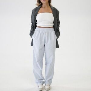 Djerf Avenue Breezy Pants Blue Stripe